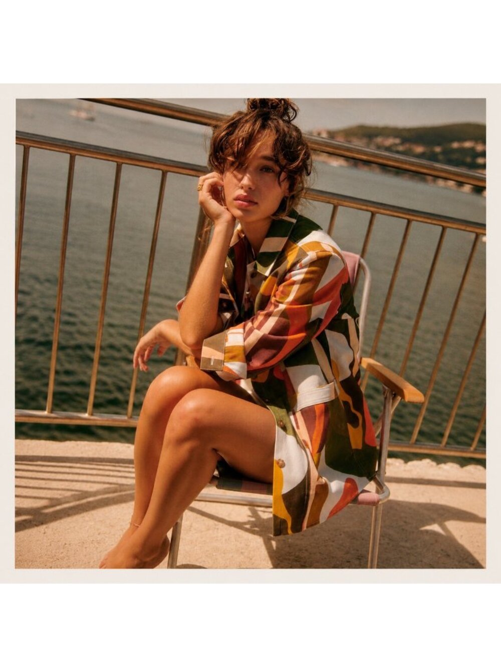 Sézane x Rafael Uriegas Will Jacket Lugar Print XL Organic Cotton